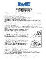 Pace SX-70 SODR-X-TRACTOR Replacement Instructions preview