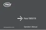 Pace TDC577X Operator'S Manual preview
