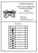 Preview for 1 page of Pacific Casual 113-P80-5CS-GFP-V1 Assembly Instructions