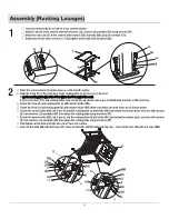 Preview for 5 page of Pacific Casual Alegre 211-321-4DS Use And Care Manual