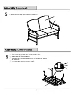 Preview for 7 page of Pacific Casual Alegre 211-321-4DS Use And Care Manual