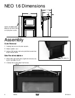 Предварительный просмотр 8 страницы Pacific energy NEO 1.6 INSERT Installation And Operating Instructions Manual