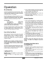 Preview for 10 page of Pacific energy SUMMIT WOOD INSERT DESIGN-A Nstallation And Operating Instructions