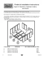 Preview for 10 page of Pacific energy SUPER 27 SPECTRUM Operating Instructions Manual