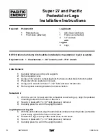 Preview for 18 page of Pacific energy SUPER 27 Installation And Operating Instructions Manual