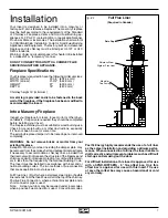 Предварительный просмотр 7 страницы Pacific energy SUPER INSERT DESIGN-E SPNE Operating Instructions Manual