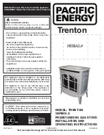 Pacific energy Trenton Installation And Operating Instructions Manual preview