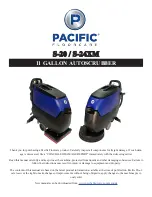 Pacific Floorcare S-20 Manual preview