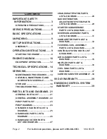 Предварительный просмотр 2 страницы Pacific hydrostar 65078 Set-Up & Operating Manual