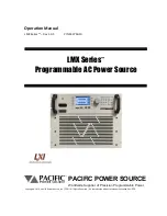 Pacific Power Source LMX Series Operation Manual preview