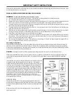 Предварительный просмотр 2 страницы Pacific B-1500 Parts & Operating Manual