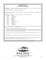 Preview for 7 page of Pacific TopVac Operating Instructions Manual