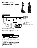 Preview for 2 page of Pacific Upright Vacuum Cleaner Operating Instructions Manual