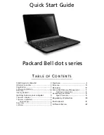 Packard Bell dot s Series Quick Start Manual preview