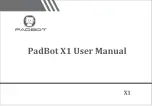 PadBot X1 User Manual preview