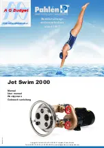 Pahlen Jet Swim 2000 Manual preview