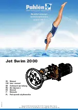 Pahlen Jet Swim 2000 User Manual preview