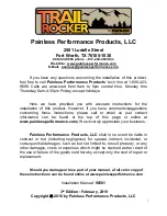 Preview for 3 page of Painless Trail Rocker Instructions Manual