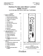 Preview for 1 page of PairGain HLU-431 Manual