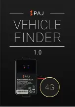 PAJ GPS VEHICLE Finder 1.0 4G Manual preview