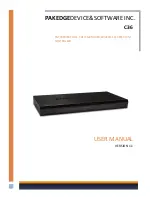 Pakedge Device & Software C36 User Manual preview