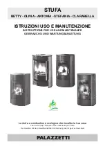 Palazzetti BETTY Instructions For Use And Maintenance Manual preview