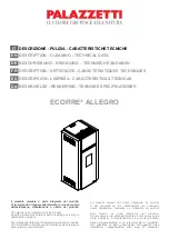 Palazzetti ECOFIRE ALLEGRO Manual preview