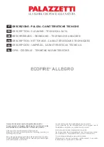 Preview for 1 page of Palazzetti ECOFIRE ALLEGRO Technical Data Manual