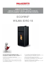 Palazzetti ECOFIRE WILMA IDRO 18 Product Technical Details preview