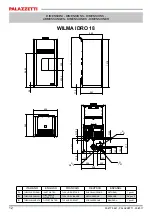 Предварительный просмотр 12 страницы Palazzetti ECOFIRE WILMA IDRO 18 Product Technical Details