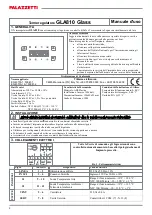 Preview for 2 page of Palazzetti GLA810 User Manual