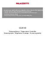 Preview for 1 page of Palazzetti GLH110 Installation, User And Maintenance Manual