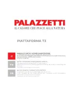 Preview for 1 page of Palazzetti PIATTAFORMA T3 Installation And Maintenance Manual