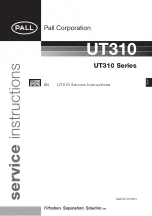 Pall UT310 Series Service Instructions Manual предпросмотр