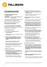 Preview for 6 page of Pallmann UNO Translation Of The Original Manual