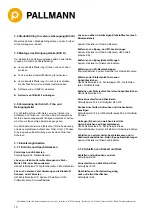 Preview for 10 page of Pallmann UNO Translation Of The Original Manual