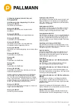 Preview for 11 page of Pallmann UNO Translation Of The Original Manual