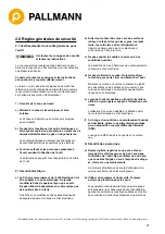 Preview for 27 page of Pallmann UNO Translation Of The Original Manual