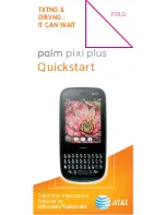 Palm Pixi Plus Quick Start Manual preview