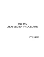 Palm Treo 500 Disassembly Procedure preview