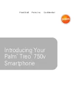 Preview for 1 page of Palm Treo 750v Instruction