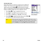 Preview for 26 page of Palm Treo 755P Getting Started Manual