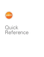 Palm Treo 755P Quick Reference preview
