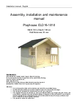 Preview for 4 page of Palmako Felix Assembly, Installation And Maintenance Manual