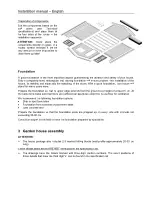 Preview for 17 page of Palmako FR28-3020 Assembly, Installation And Maintenance Manual