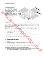 Preview for 6 page of Palmako FRF28-3633FSC Assembly Instructions Manual