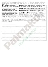 Preview for 2 page of Palmako FRG44-4132 Instruction Manual