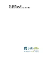 PaloAlto Networks PA-200 Hardware Reference Manual preview