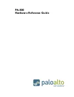 PaloAlto Networks PA-500 Reference Manual preview