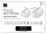 Palram Bella 8'x8'- TwinWall Glazing Assembly Instructions Manual preview